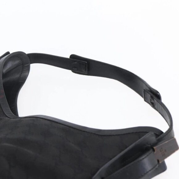 GUCCI GG Canvas Shoulder Bag Black 106242 Auth 149723 - Picture 9 of 16